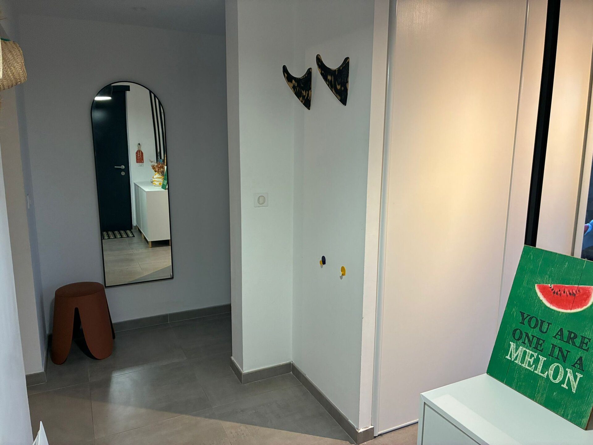 Couloir intérieur de la maison de vacances Uhaïna House