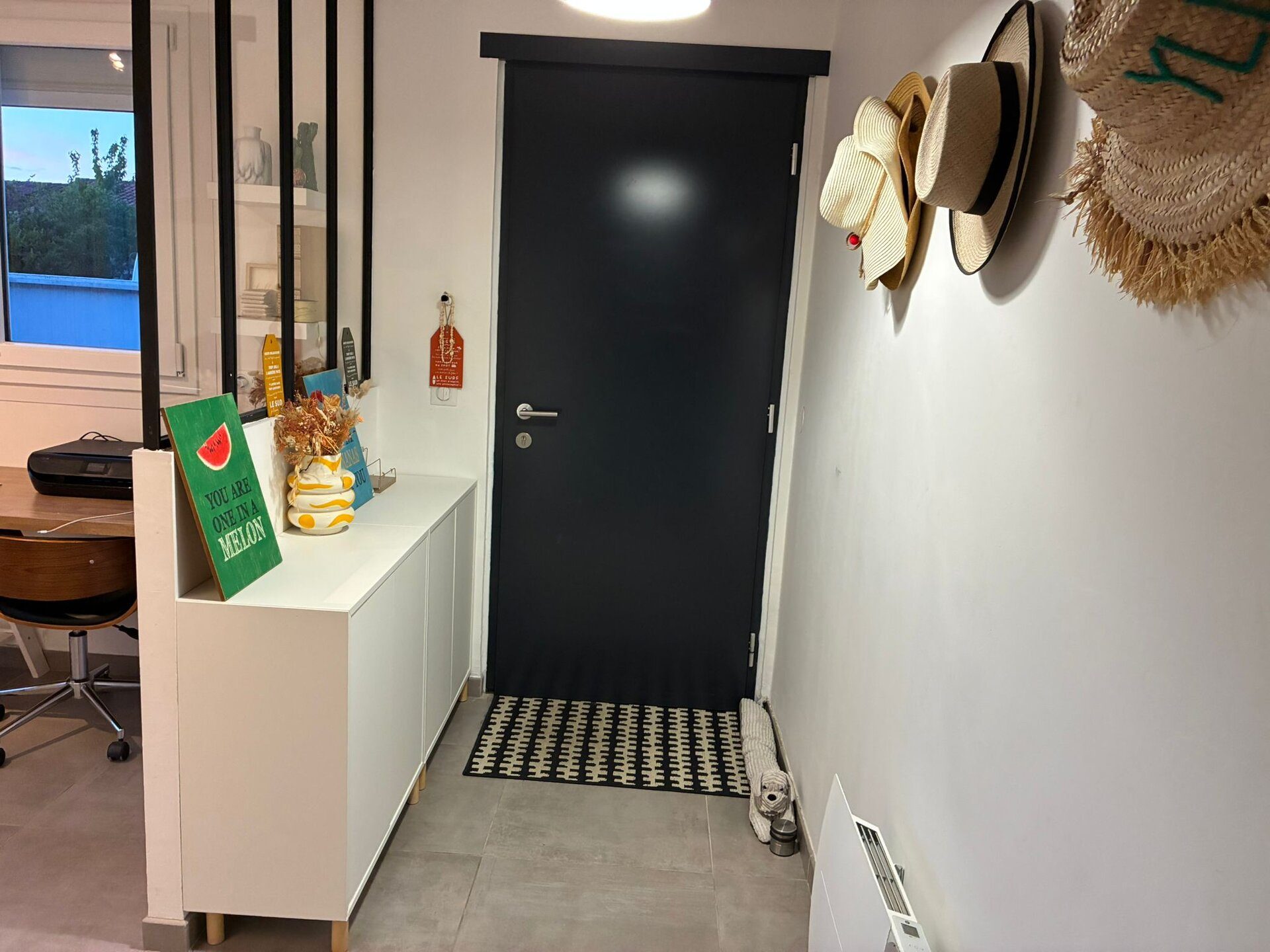 Entrée de la maison de location à Seignosse